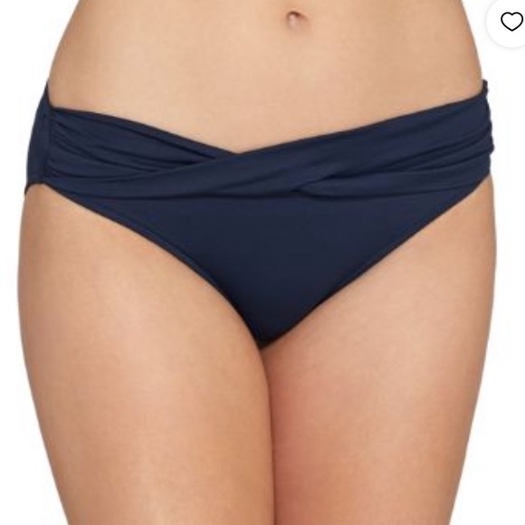 NWOT Seafolly Women's Twist Band Hipster bottom new without tag navy blue - Picture 1 of 13